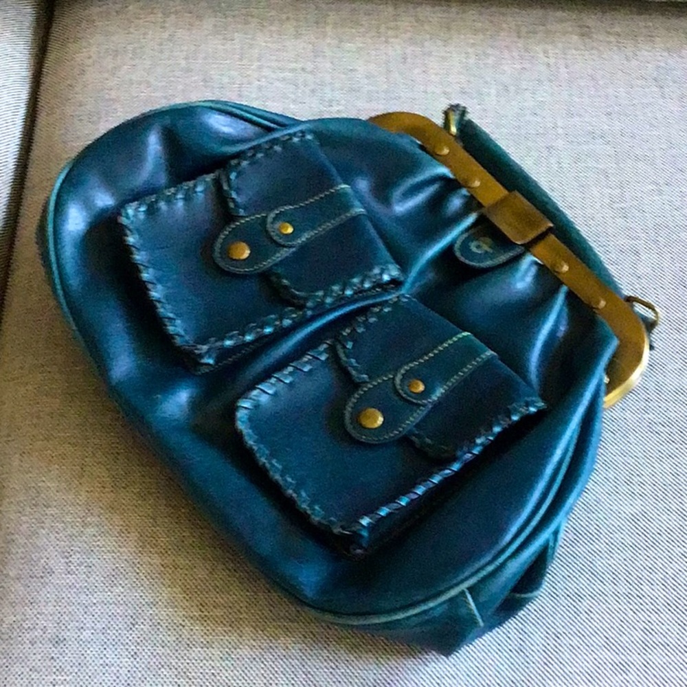 Mat&Nat teal bag